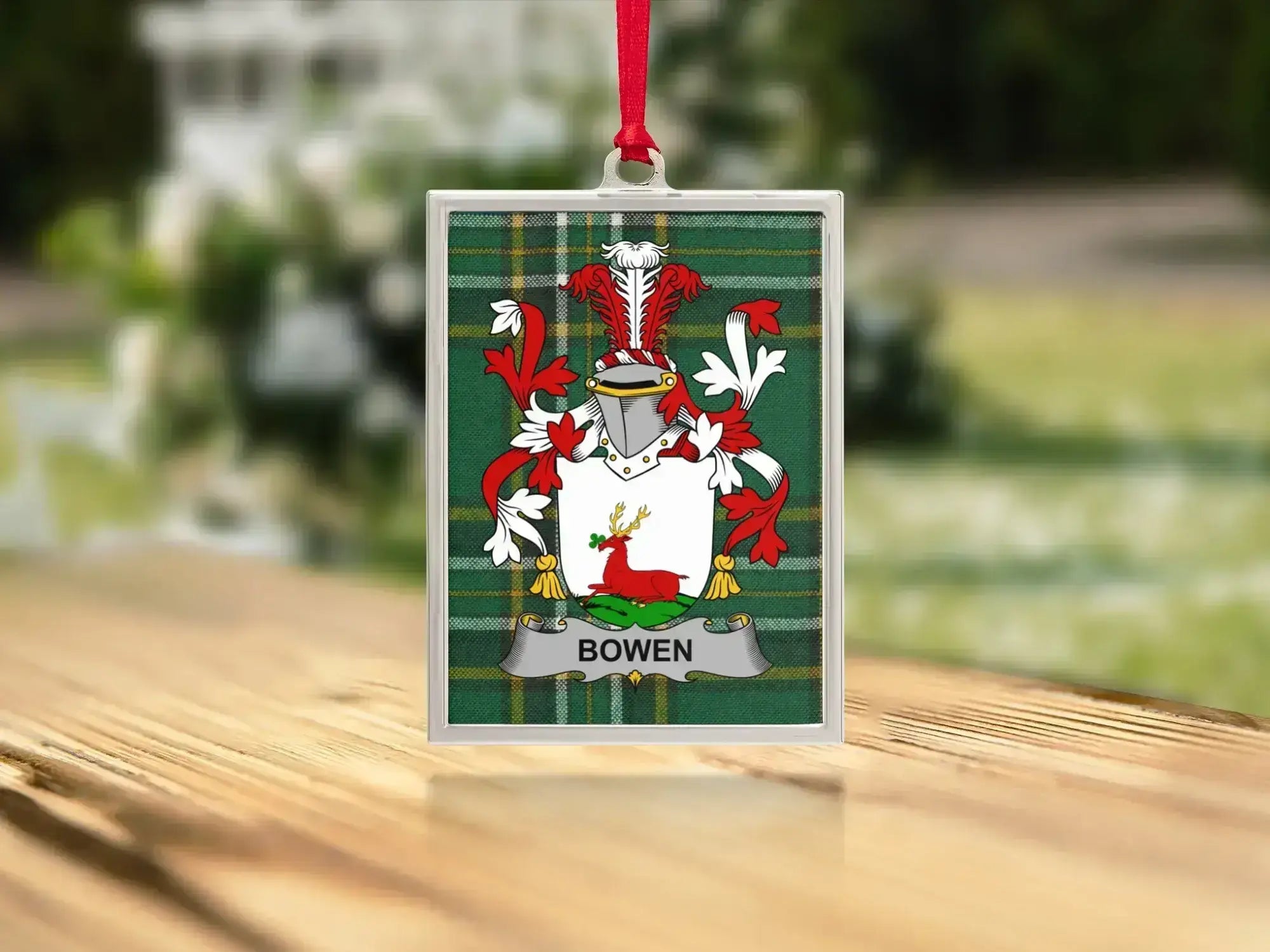 Personalized Bowen Family Crest Ornament product