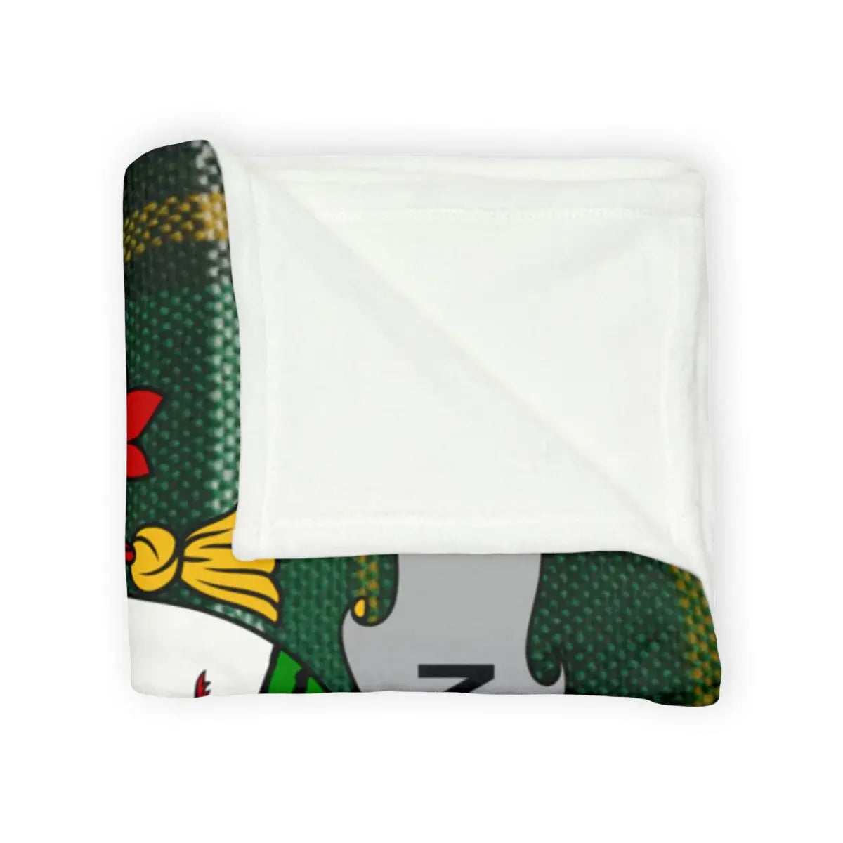 Cozy Santa and Reindeer Christmas Blanket