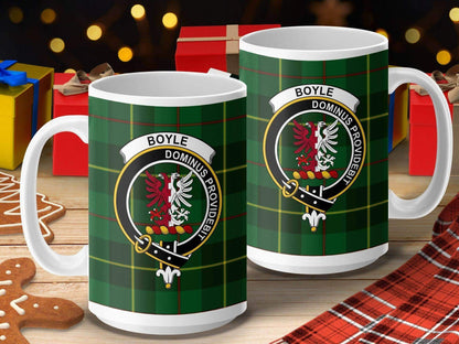 Boyle Dominus Providebit Crest Design Coffee Mug Product