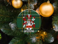 Bradley Irish heritage ceramic ornament with gold hanging cord