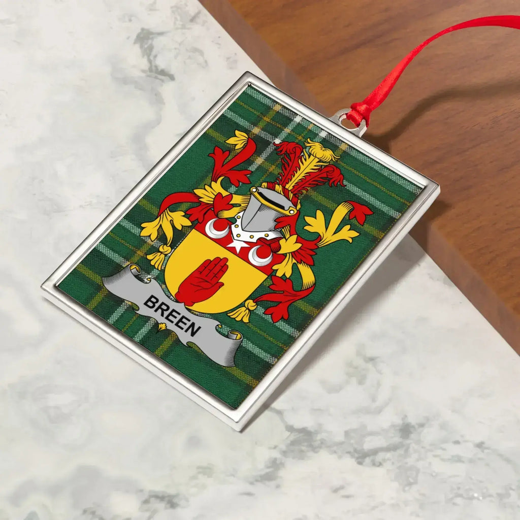 Breen Family Crest Design Ornament product
