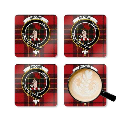 Brodie Unite Scottish Tartan Plaid Coasters product type