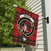 Clan Brodie Tartan Garden Flag – Scottish Crest
