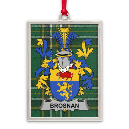 Brosnan Family Crest Decoration for Holiday Season product