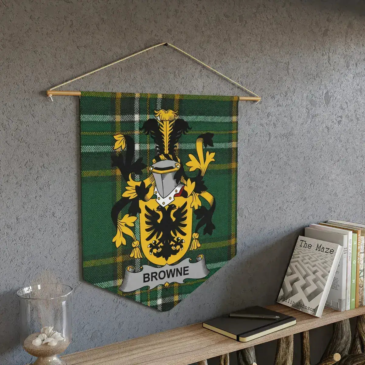Browne Family Crest Wall Hanging Decor product