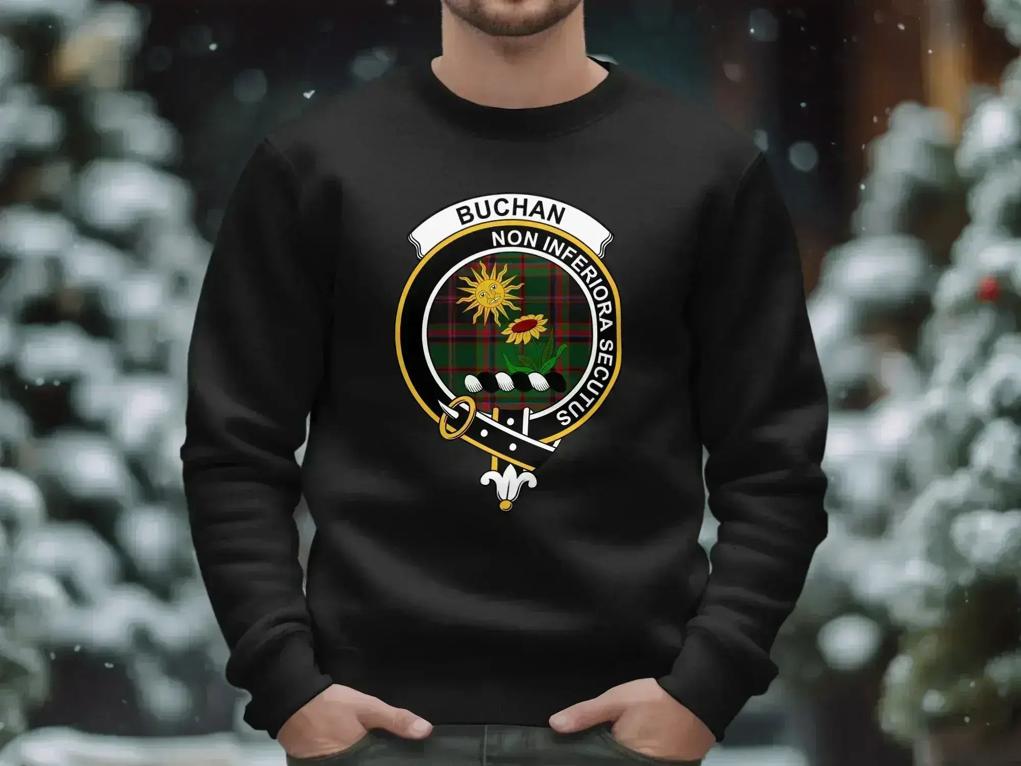 Buchan Non Inferiora Secutus logo sweatshirt product