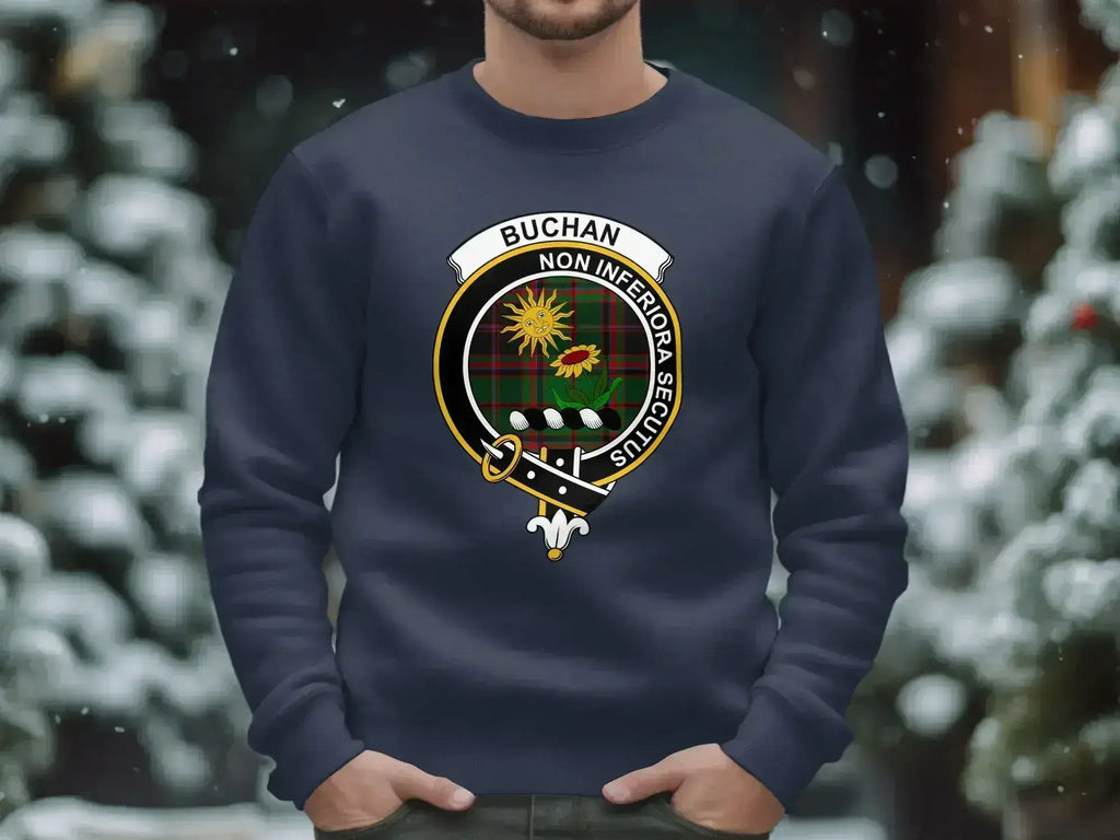 Buchan Non Inferiora Secutus Dark Blue Sweatshirt product type