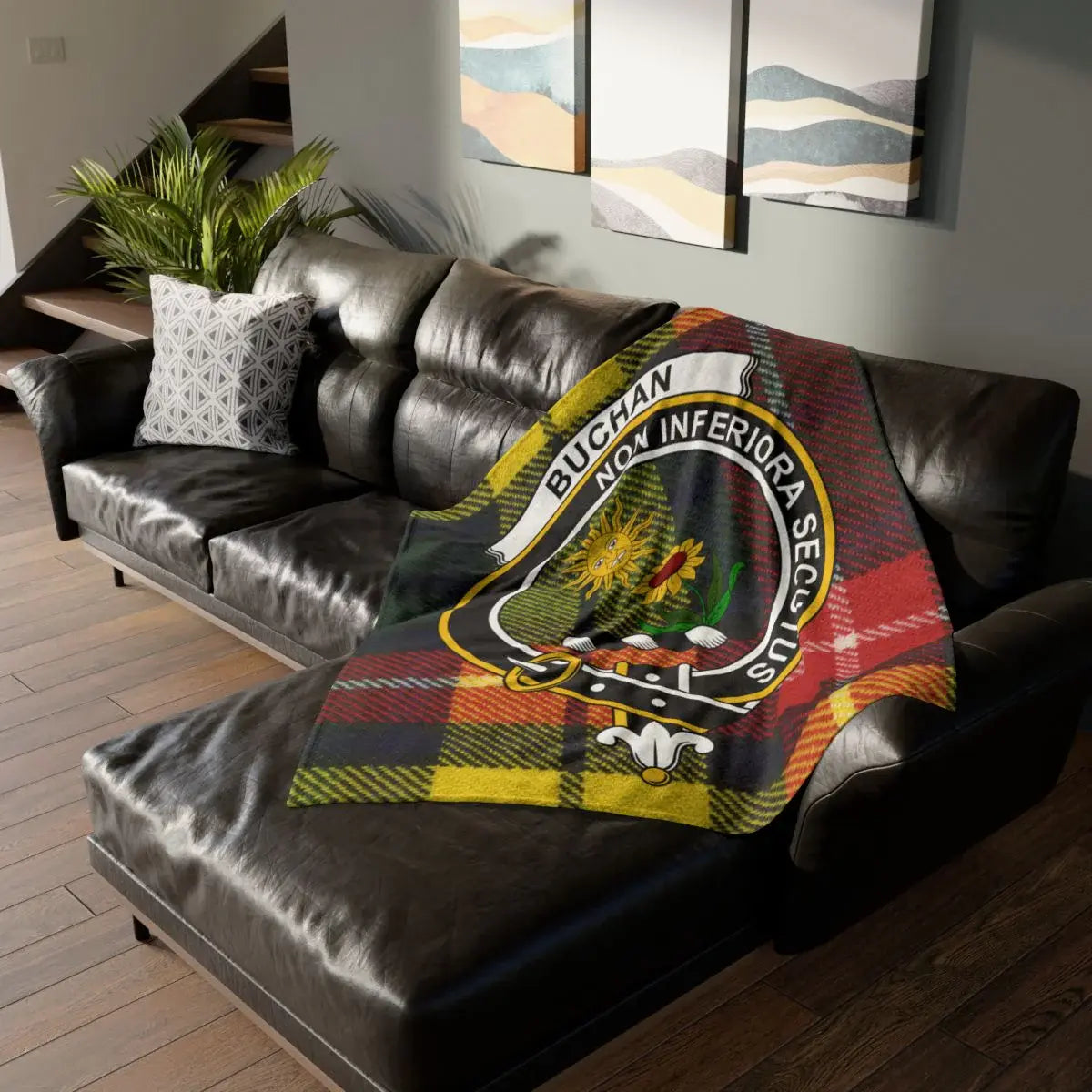 Buchan Non Inferiora Secutus Design Oversized Blanket