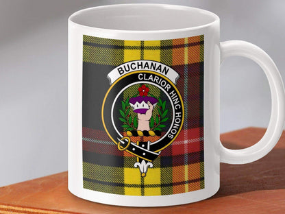Stylish Buchanan Clan Crest Tartan Plaid Mug product