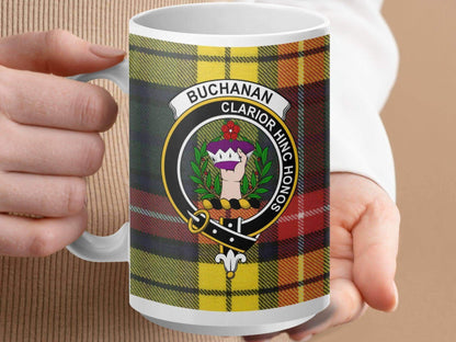 Buchanan Clan Crest Plaid Coffee Mug product