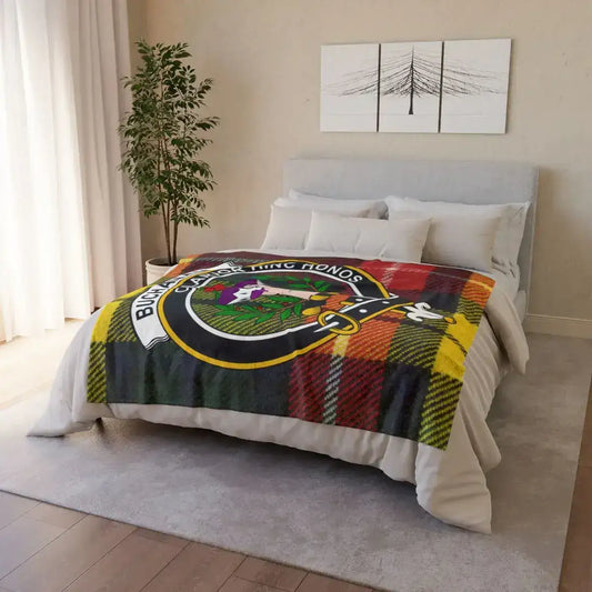 Black Watch Clan Emblem Cozy Blanket