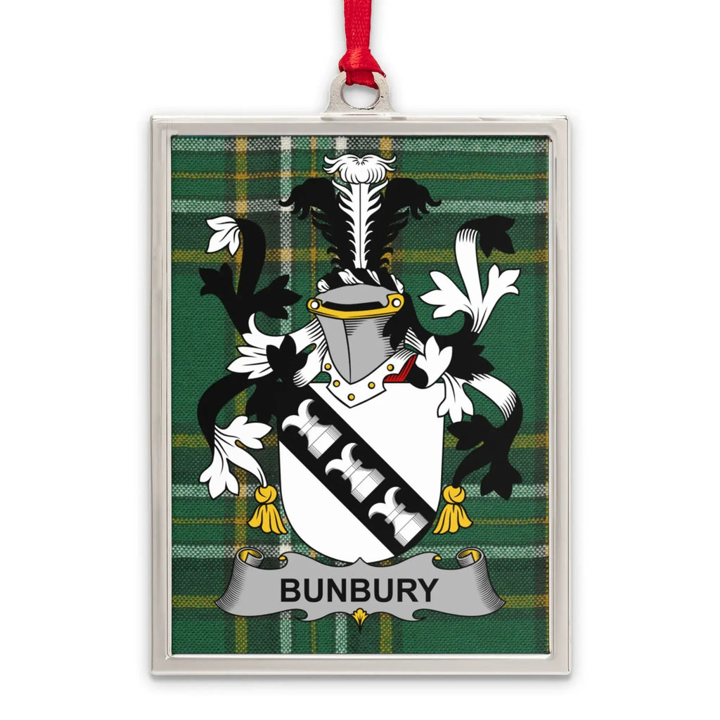 Bunbury Coat of Arms Plaid Background product type