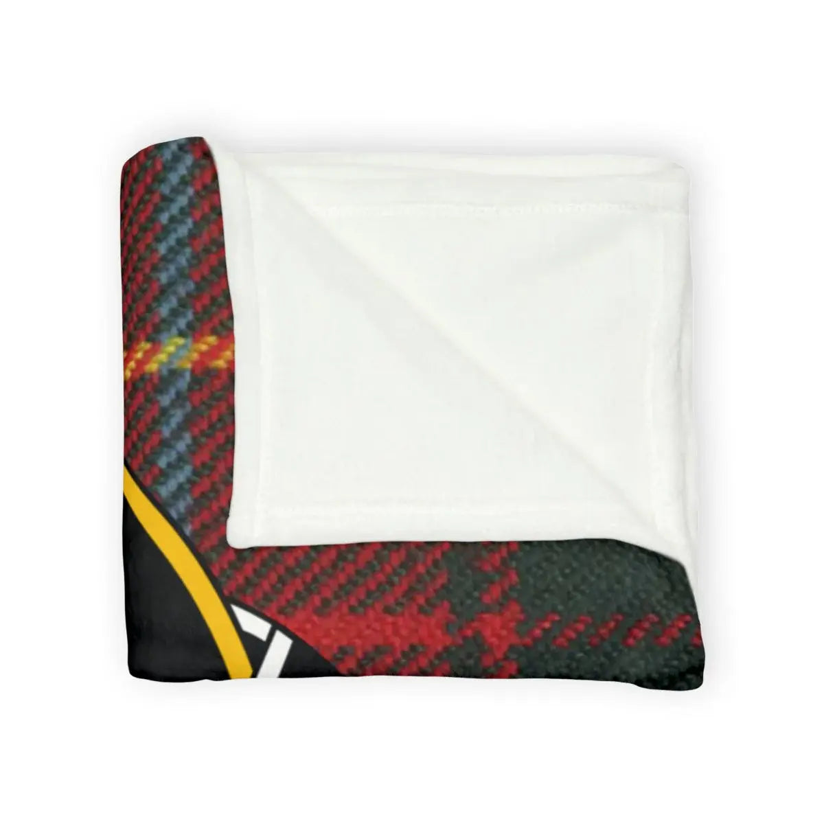 Clan Burnett tartan throw blanket — cosy everyday use, hemmed edges