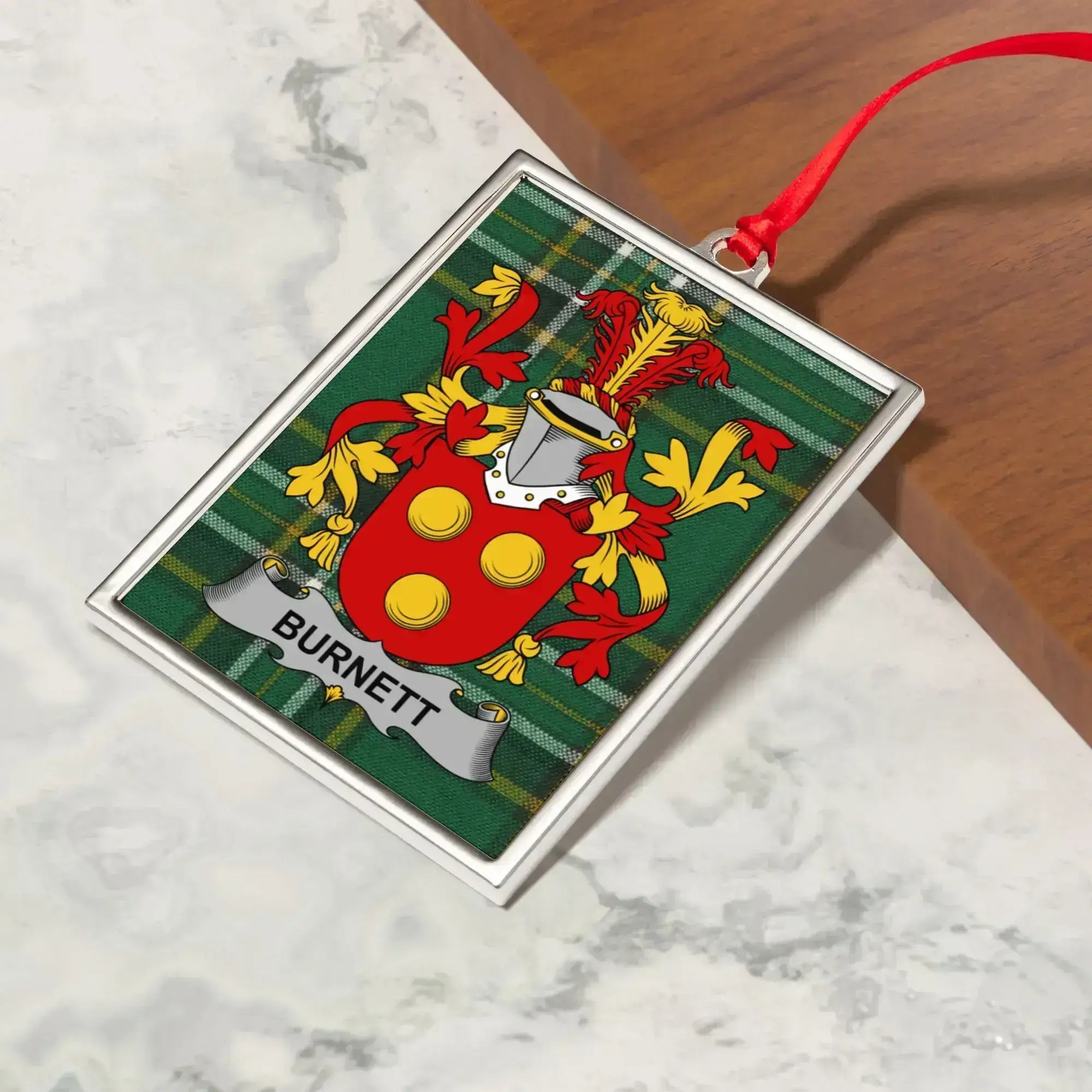 Family Crest Coat of Arms Shield Hanging Ornament product