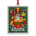 Burroughs Family Crest Design Luggage Tag product