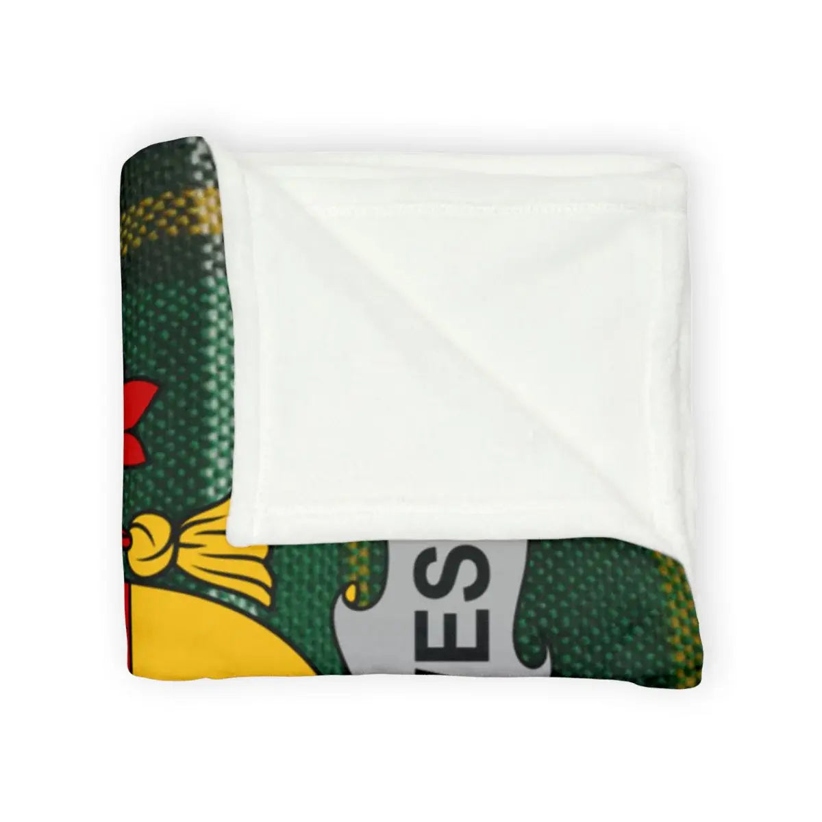 Vibrant Green and Yellow Oversized Cozy Blanket