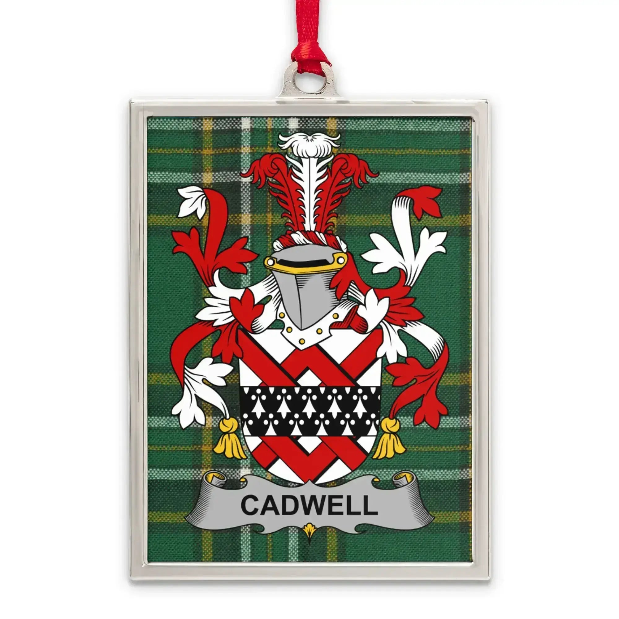 Family Crest Cadwell Shield Design Ornament product