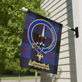 Cairncross clan crest tartan garden flag for outdoor display