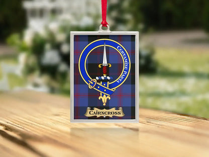 Cairncross Clan Crest Tartan Ornament product