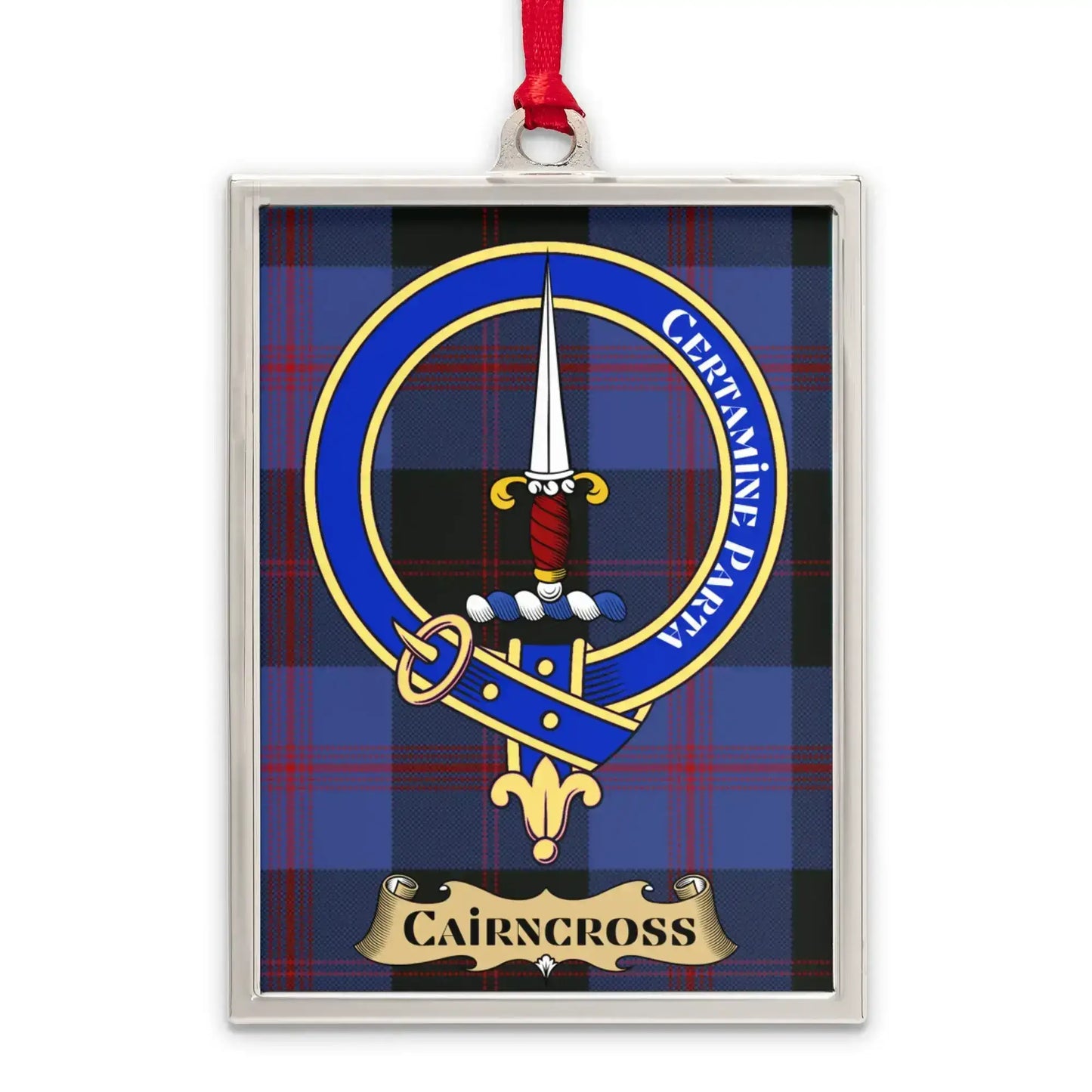 Cairncross Clan Crest Plaid Tartan Badge product