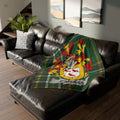 Cairnes Family Crest Blanket for Cozy Home Decor