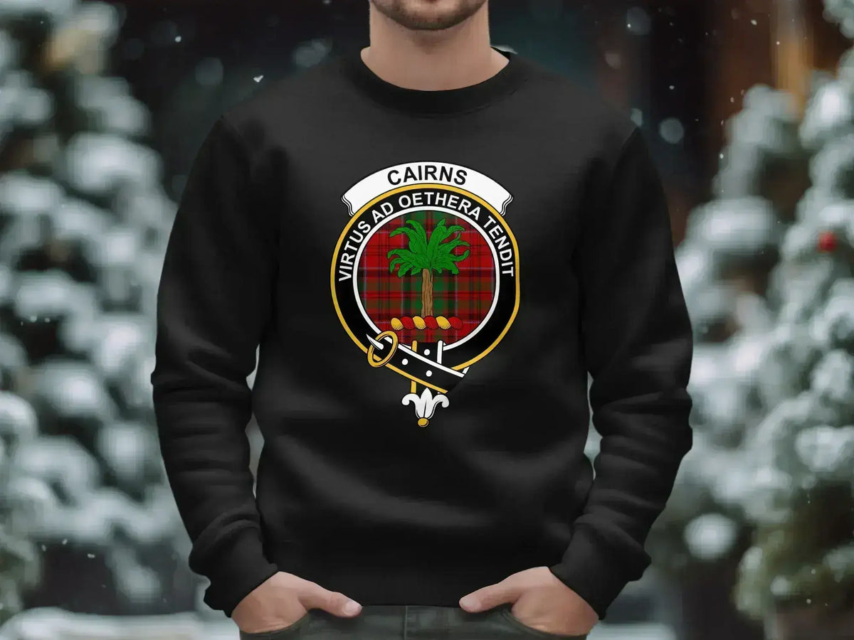 Cairns Scottish clan crest sweatshirt product view
