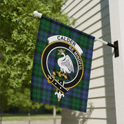Clan Calder Tartan Garden Flag – Scottish Crest