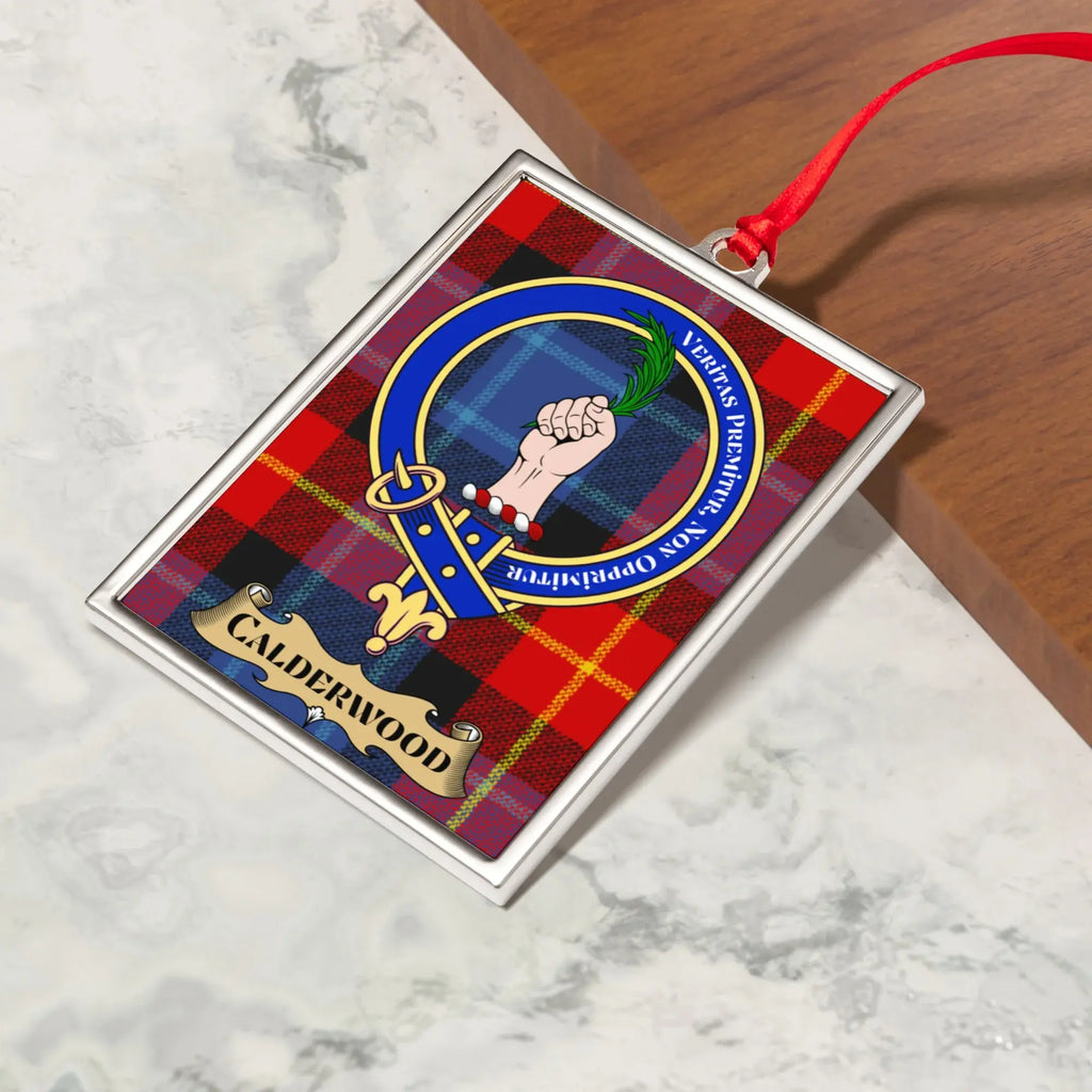 Calderwood Clan Tartan Pattern Decorative Ornament product