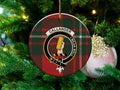 Callander I Mean Well Plaid Christmas Ornament