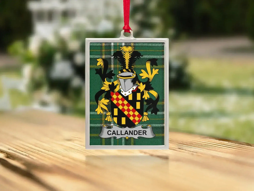 Personalized Callander Coat of Arms Hanging Ornament product