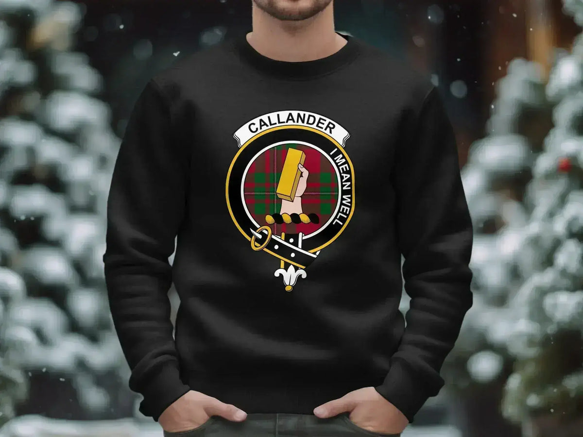 Callander Scottish clan crest sweatshirt product view