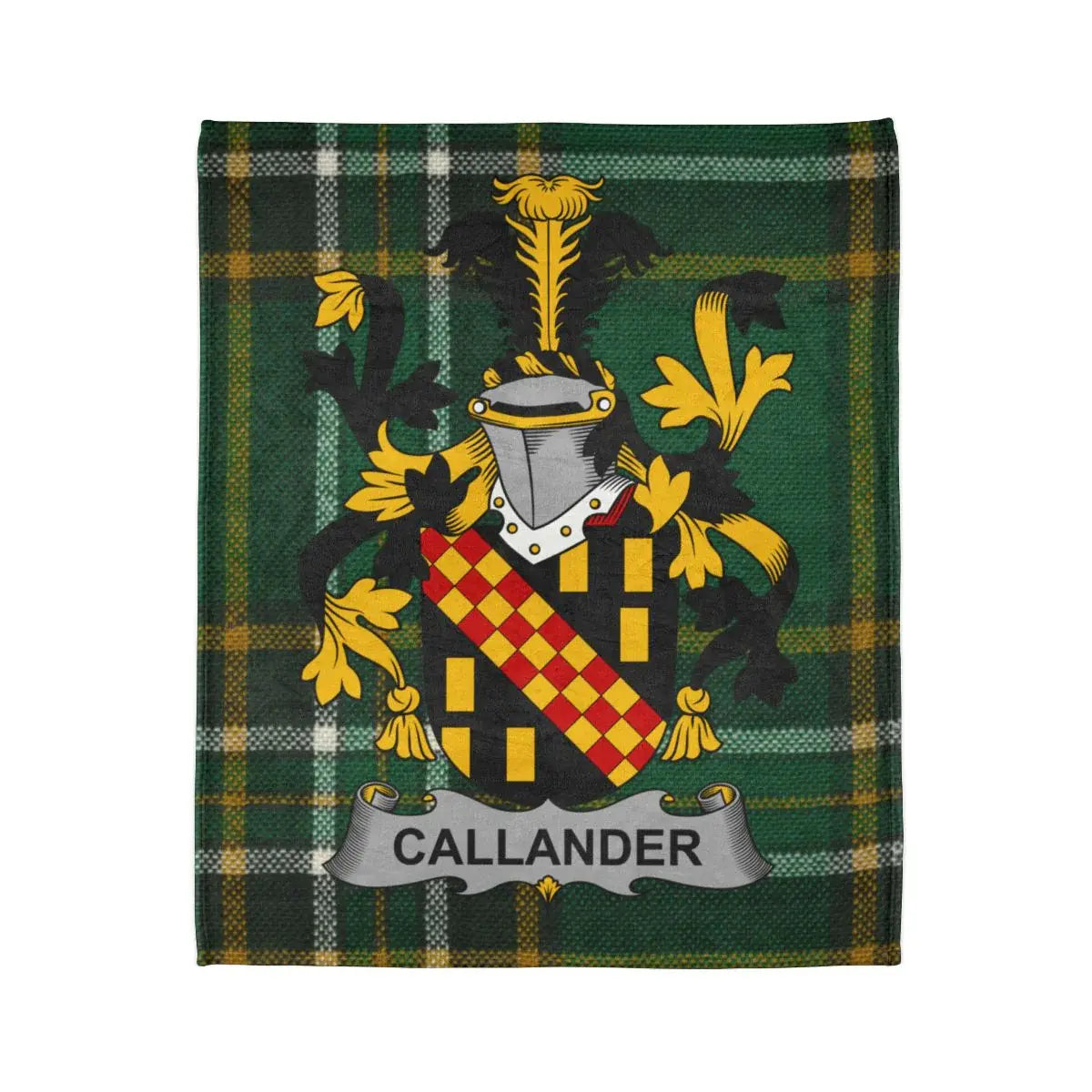 Callander Family Crest Plaid Design Blanket