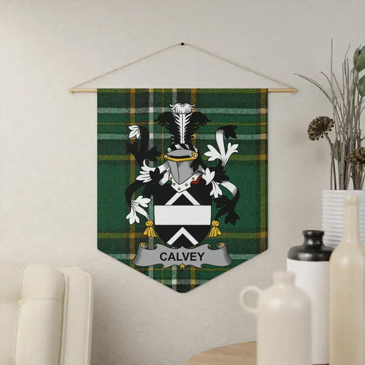 Calvey Family Crest Plaid Tapestry Wall Decor product