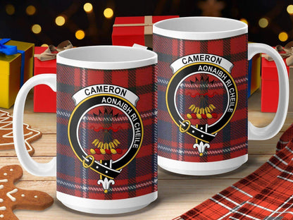 Cameron Tartan Personalized Clan Crest Mug product