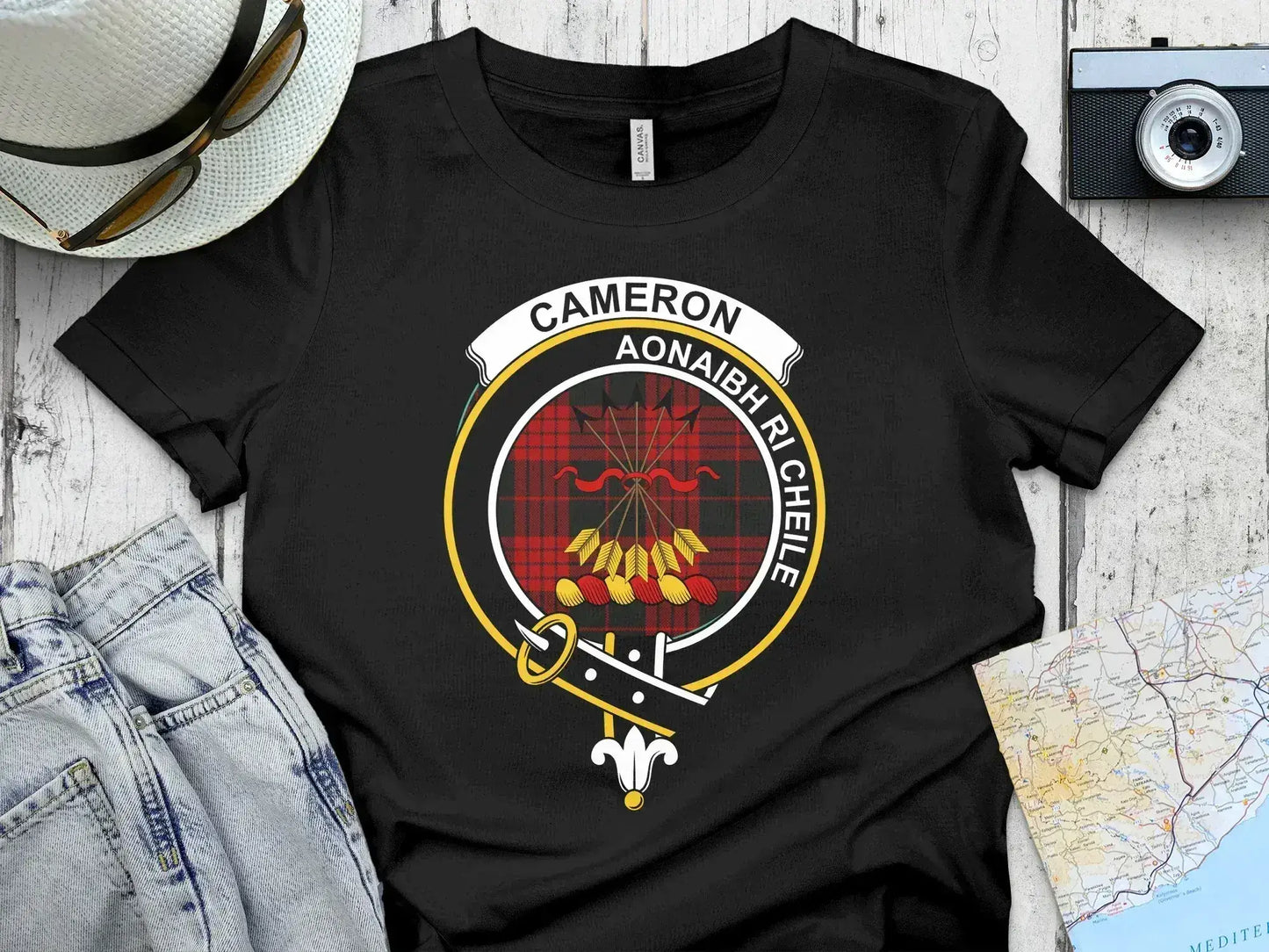 Cameron Aonaibh Ri Cheile Black T-shirt product