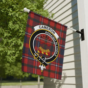 Cameron Clan Crest Tartan Garden Flag – Scottish Heritage