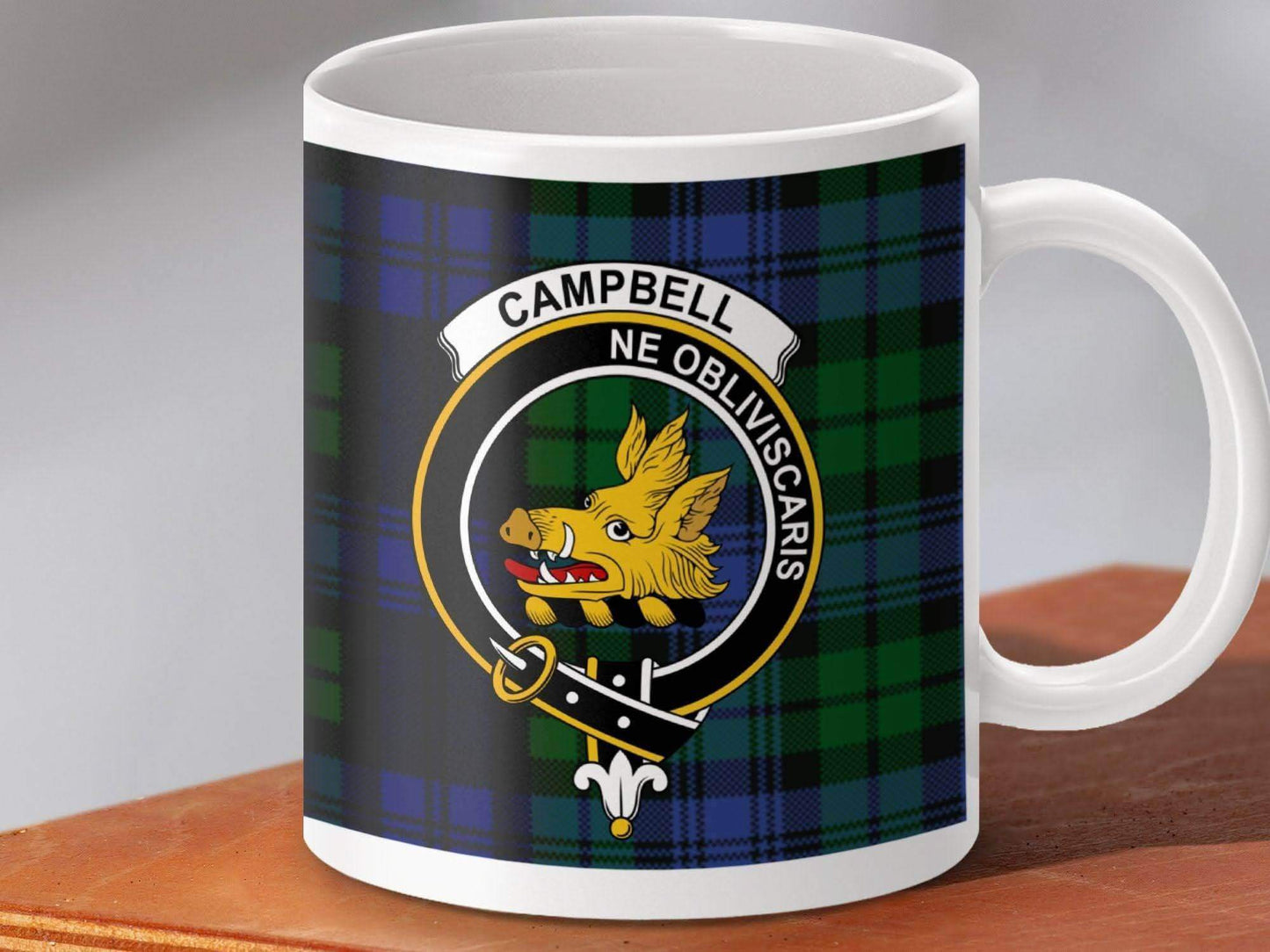 Campbell Clan Ne Obliviscaris Tartan Mug product type