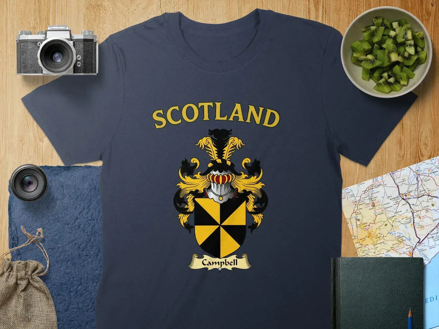 Scotland Campbell Family Crest T-shirt product type
