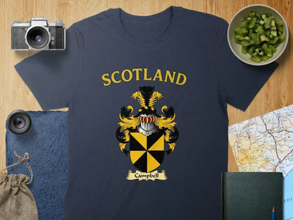 Scotland Campbell Family Crest T-shirt product type