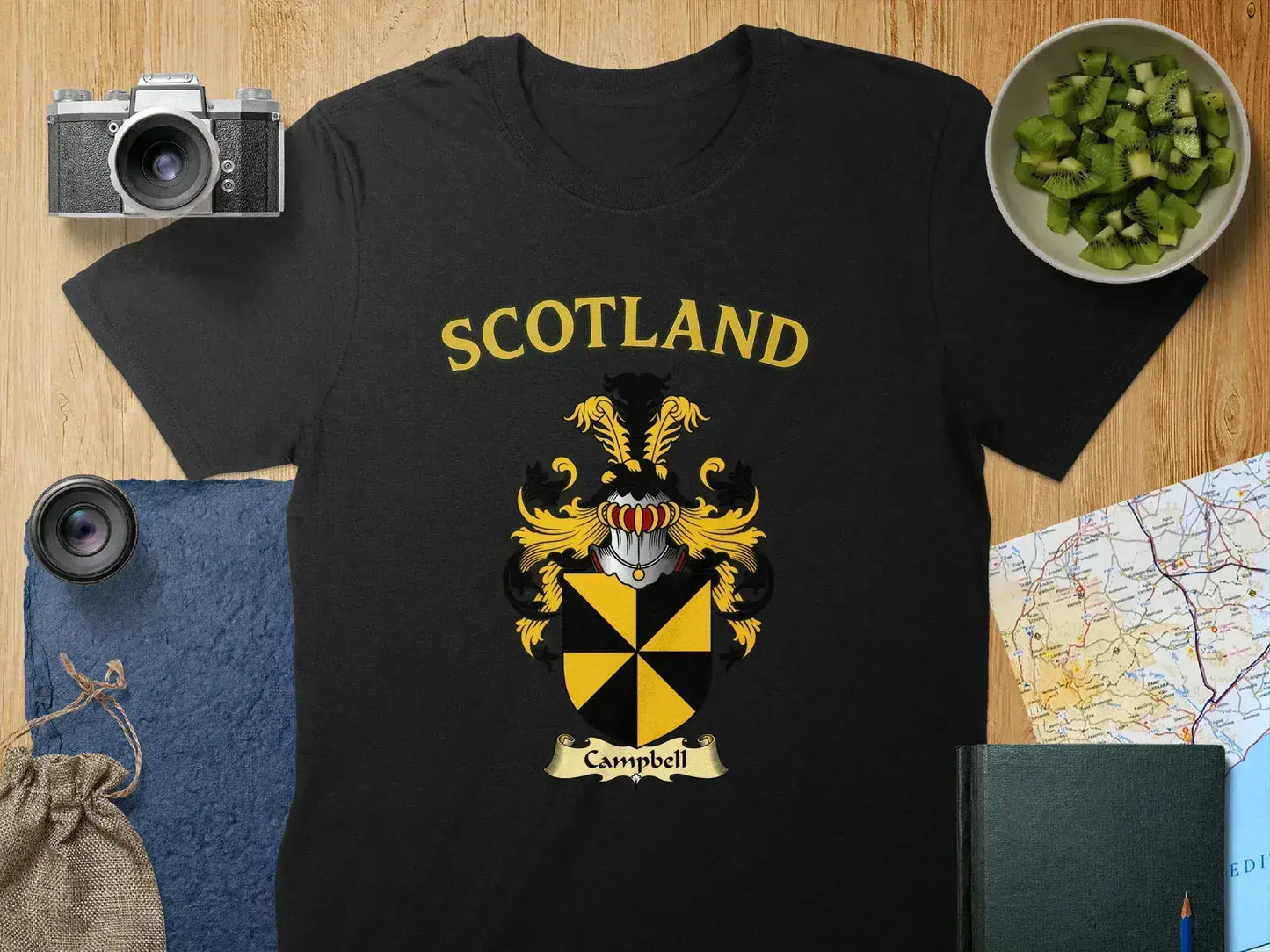 Scotland Campbell Family Crest T-Shirt product type