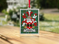 Elegant Customizable Green Crest Ornament product