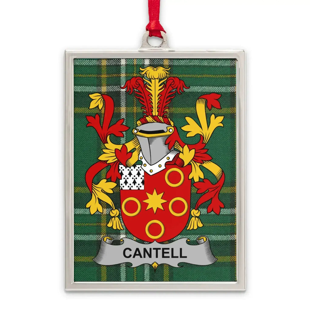 Personalized Cantell Family Crest Identifying Product