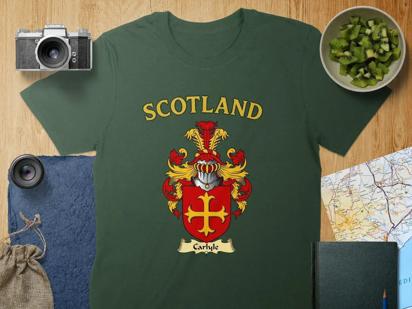 Scotland Heraldic Crest Design Custom T-Shirt product