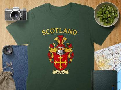 Scotland Heraldic Crest Design Custom T-Shirt product