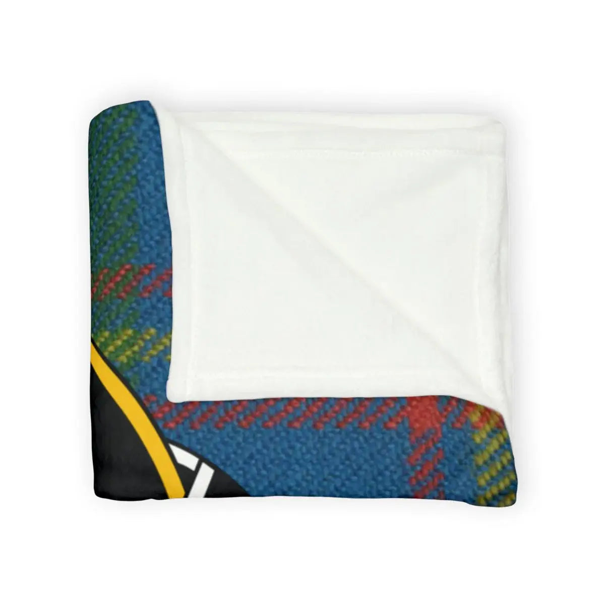 Clan Carmichael tartan throw blanket — cosy everyday use, hemmed edges