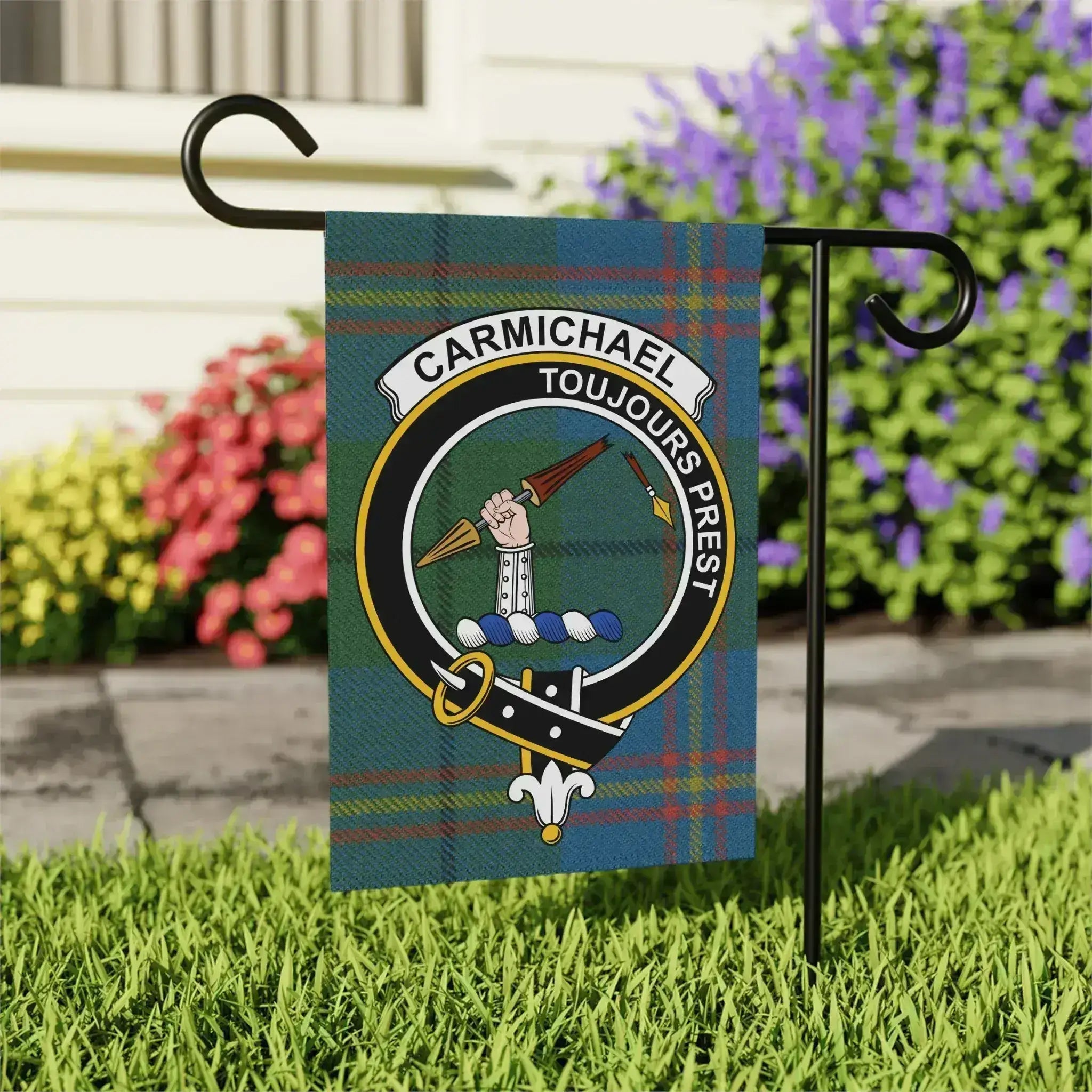 Carmichael Tartan Always Ready Outdoor Flag product
