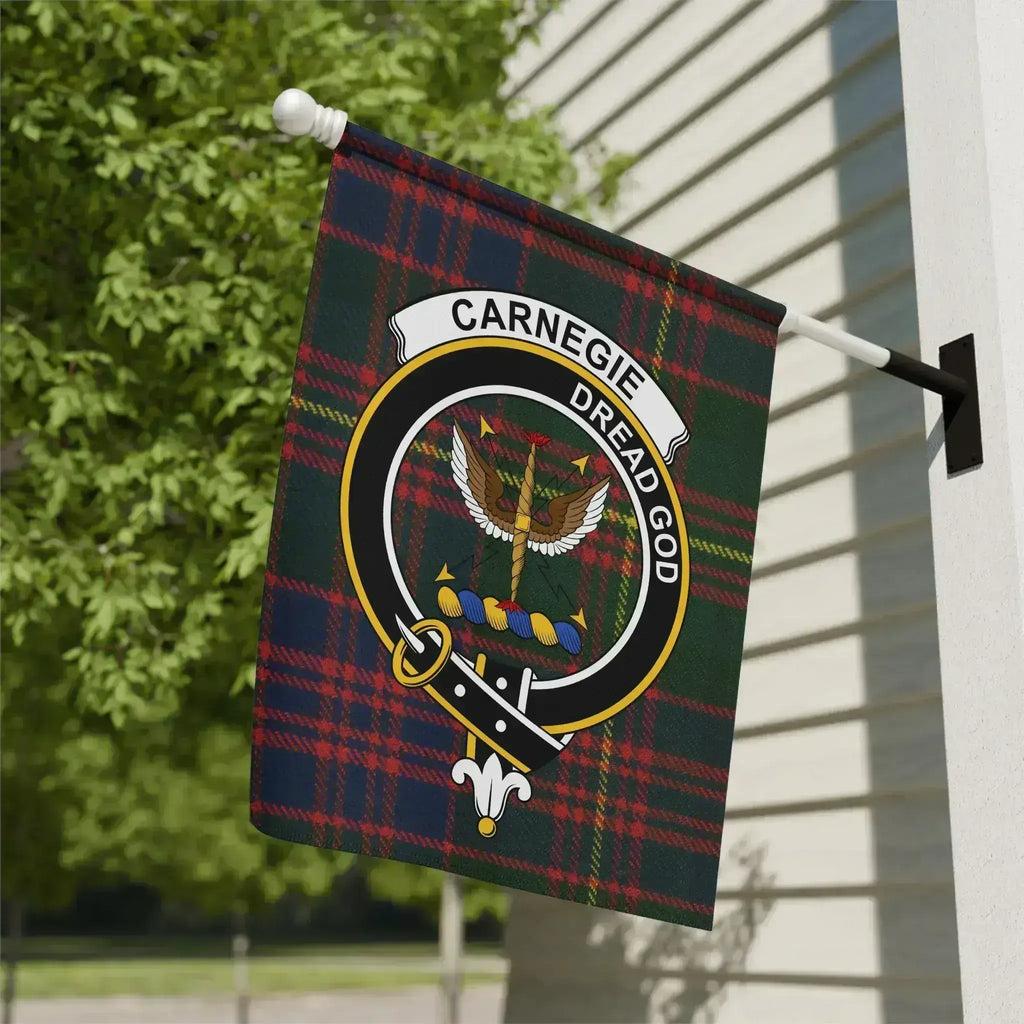 Carnegie Dread God Crest Plaid Design Flag product