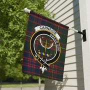 Clan Carnegie Tartan Garden Flag – Scottish Crest