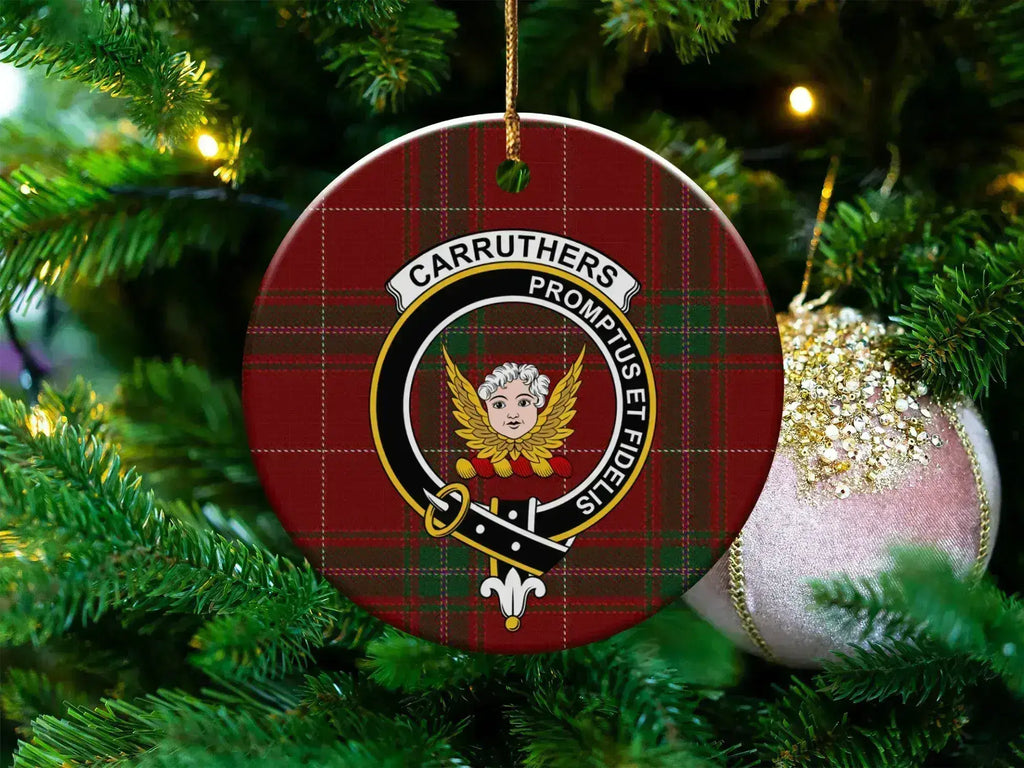 Carruthers Promptus Et Fidelis Christmas Ornament