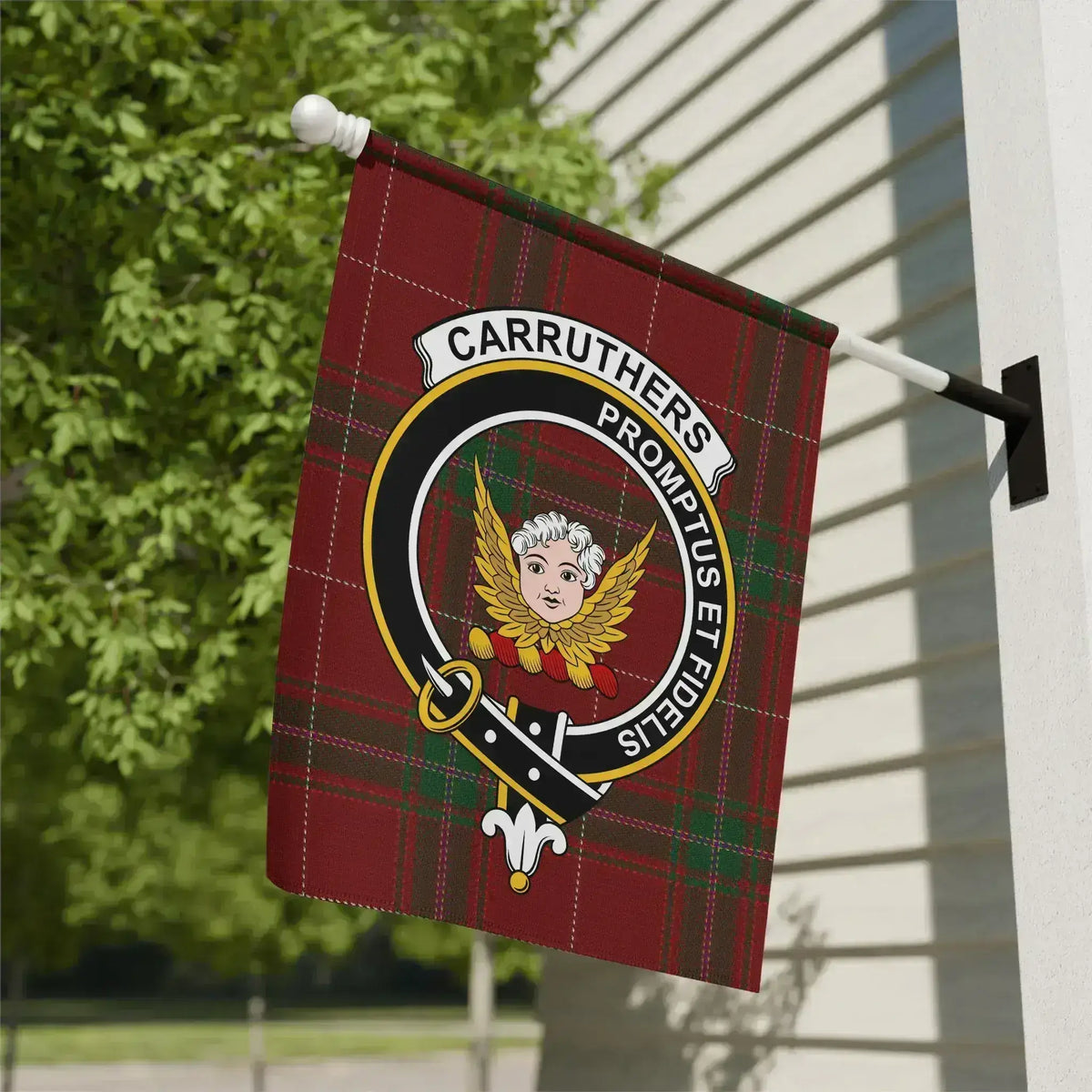 Carruthers Promptus Et Fidelis Clan Flag